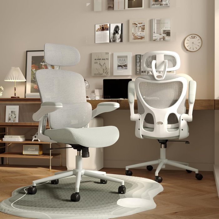 SUNNOW Ergonomic Mesh Office Chair (Grey) (image 2)