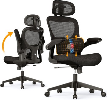 SUNNOW Ergonomic Mesh Office Chair with Adjustable Lumbar Support