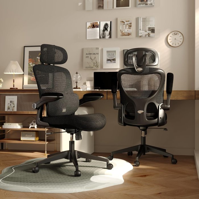 SUNNOW Ergonomic Mesh Office Chair with Adjustable Lumbar Support (image 2)